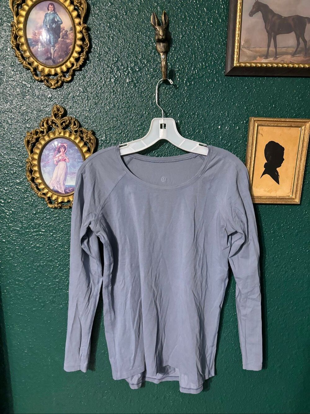 Lululemon Blue Long Sleeve Top Sz Medium